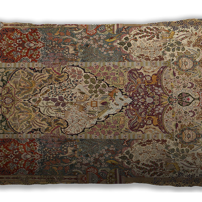 Traditional Classic Rectangular Dark Sienna Brown Lumbar Throw Pillow, 13 inch by 19 inch, lbtr1064
