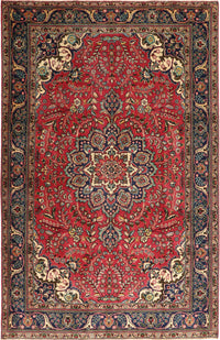 Machine Washable Traditional Dark Almond Brown Rug, wshtr1066