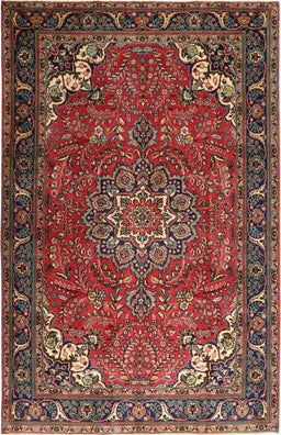 Machine Washable Traditional Dark Almond Brown Rug, wshtr1066