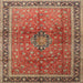 Square Traditional Red Persian Rug, tr1067