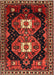 Traditional Sienna Brown Persian Rug, tr1075