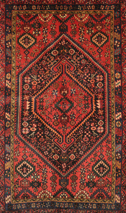 Machine Washable Traditional Dark Sienna Brown Rug, wshtr107