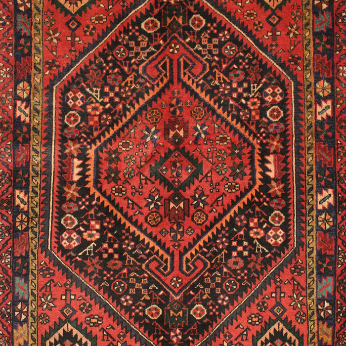 Traditional Dark Sienna Brown Persian Rug, tr107