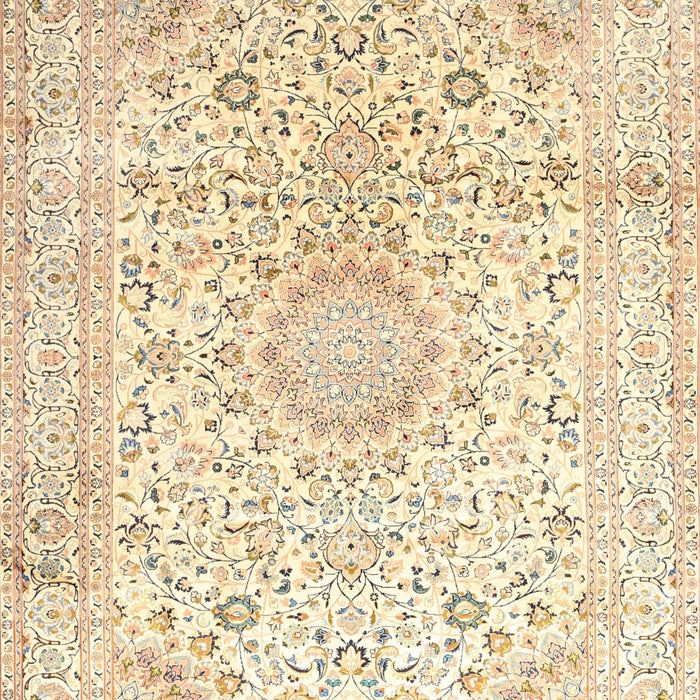 Machine Washable Traditional Gold Rug, wshtr1080