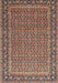 Machine Washable Traditional Camel Brown Rug, wshtr1082