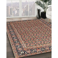 Traditional Camel Brown Persian Rug, tr1082