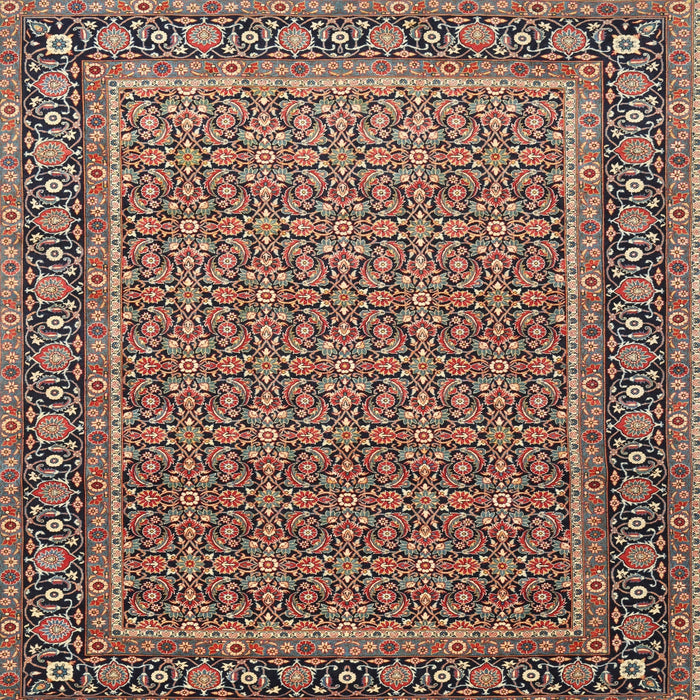 Round Machine Washable Traditional Camel Brown Rug, wshtr1082