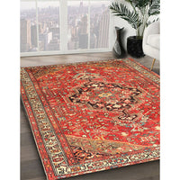 Traditional Red Persian Rug, tr1086