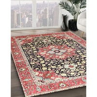 Traditional Brown Persian Rug, tr1088