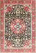 Machine Washable Traditional Brown Rug, wshtr1088