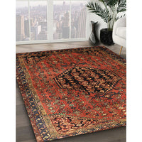 Traditional Saffron Red Persian Rug, tr108