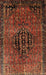 Traditional Saffron Red Persian Rug, tr108