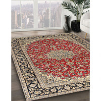 Traditional Red Medallion Rug, tr1092