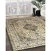 Machine Washable Traditional Brown Rug in a Family Room, wshtr1093