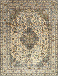 Machine Washable Traditional Brown Rug, wshtr1093