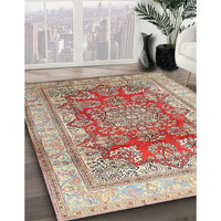 Traditional Brown Persian Rug, tr1094