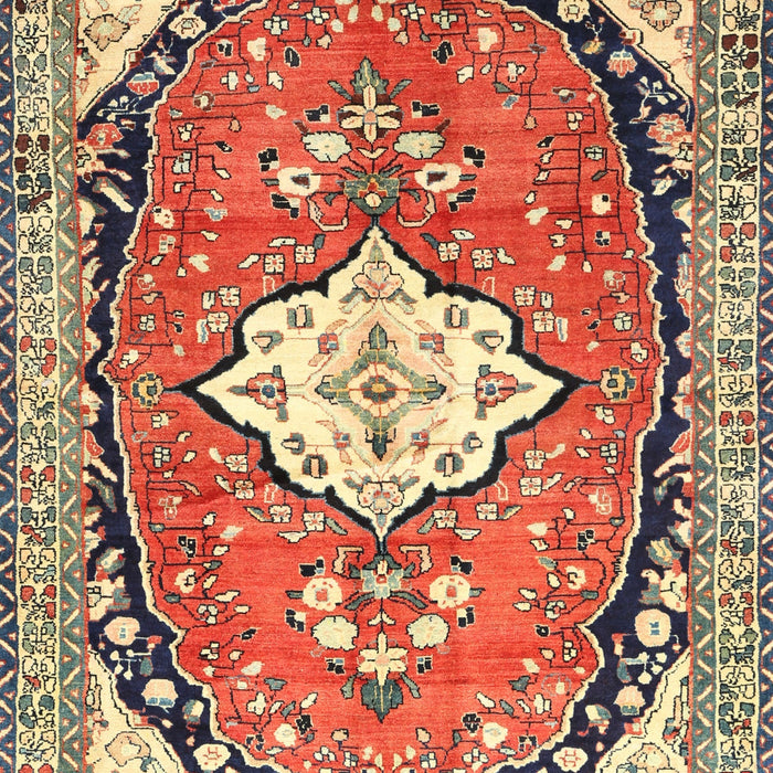 Machine Washable Traditional Fire Brick Red Rug, wshtr1098