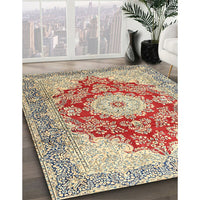 Traditional Sienna Brown Persian Rug, tr1101