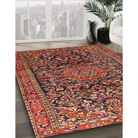 Traditional Rust Pink Persian Rug, tr1103