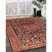 Traditional Rust Pink Persian Rug in Family Room, tr1103