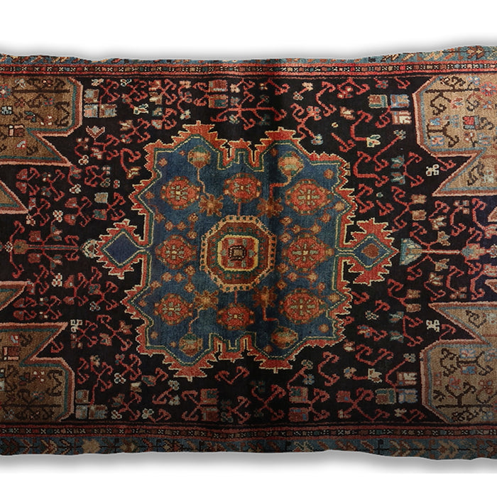 Traditional Classic Rectangular Dark Gold Brown Lumbar Throw Pillow, 13 inch by 19 inch, lbtr1104