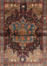 Traditional Dark Gold Brown Persian Rug, tr1104