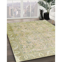 Traditional Copper Green Oriental Rug, tr1106