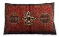 Traditional Classic Rectangular Sienna Brown Lumbar Throw Pillow, 13 inch by 19 inch, lbtr1107