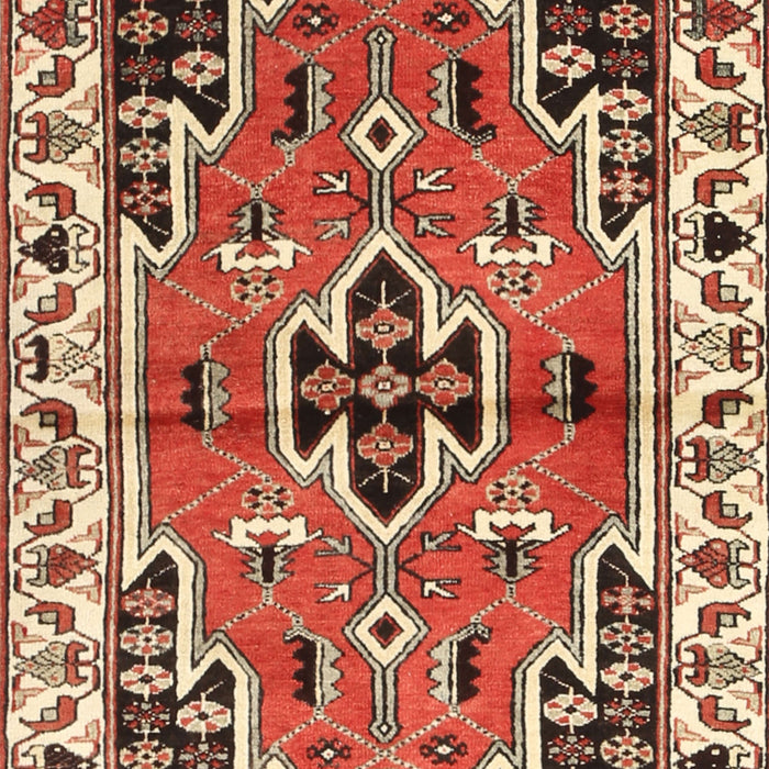 Machine Washable Traditional Tomato Red Rug, wshtr1108