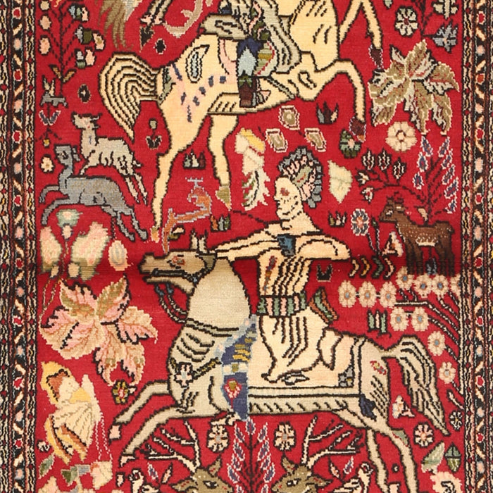Traditional Sand Brown Animal Rug, tr1109