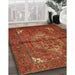 Traditional Red Persian Rug in Family Room, tr110