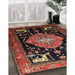 Machine Washable Traditional Sienna Brown Rug in a Family Room, wshtr1110