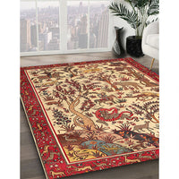 Traditional Red Animal Rug, tr1111