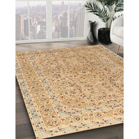 Traditional Chocolate Brown Persian Rug, tr1113