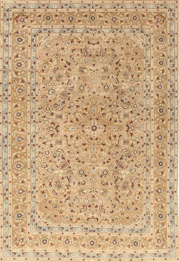 Machine Washable Traditional Chocolate Brown Rug, wshtr1113