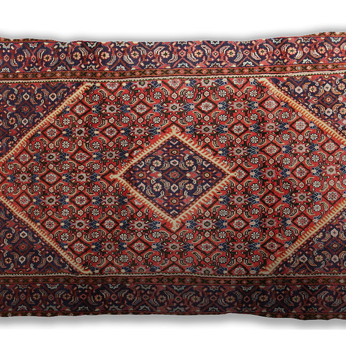 Traditional Classic Rectangular Orange Salmon Pink Lumbar Throw Pillow, 13 inch by 19 inch, lbtr1115