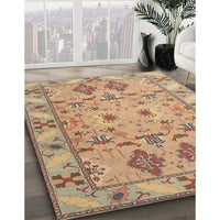 Traditional Rust Pink Persian Rug, tr1119