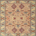 Square Traditional Rust Pink Persian Rug, tr1119