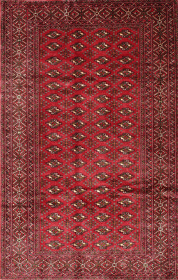 Machine Washable Traditional Sienna Brown Rug, wshtr111