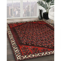 Traditional Reddish Brown Persian Rug, tr1120