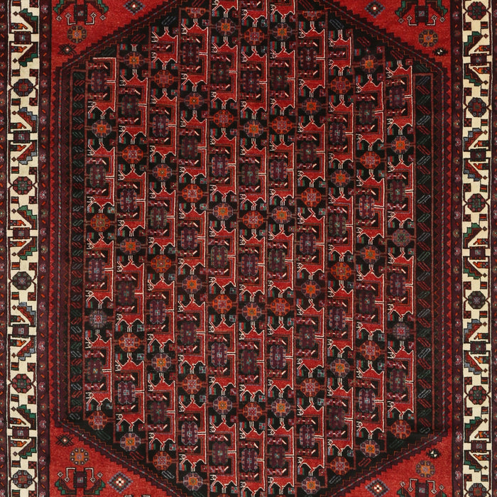 Traditional Reddish Brown Persian Rug, tr1120