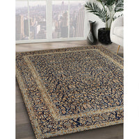 Traditional Burgundy Brown Persian Rug, tr1121