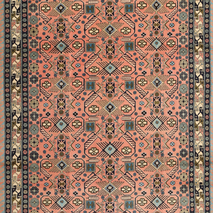 Traditional Light Copper Gold Persian Rug, tr1122
