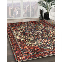 Traditional Dark Almond Brown Persian Rug, tr1123