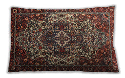 Traditional Classic Rectangular Dark Almond Brown Lumbar Throw Pillow, 13 inch by 19 inch, lbtr1123