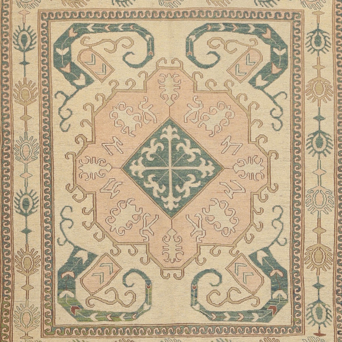 Traditional Orange Brown Persian Rug, tr1125