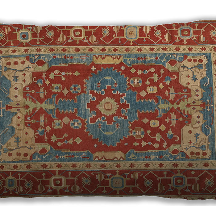 Traditional Classic Rectangular Brass Green Lumbar Throw Pillow, 13 inch by 19 inch, lbtr1128