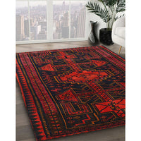 Traditional Bakers Brown Persian Rug, tr1129