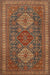 Traditional Saffron Red Persian Rug, tr1130