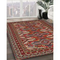 Traditional Dark Almond Brown Persian Rug, tr1132